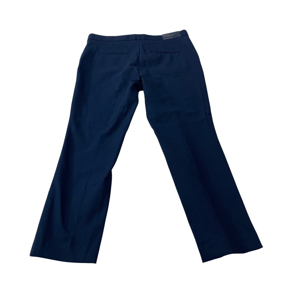 Ann Taylor Devin Straight Leg Ankle Pants Women's‎ Size 10 Navy Blue Career